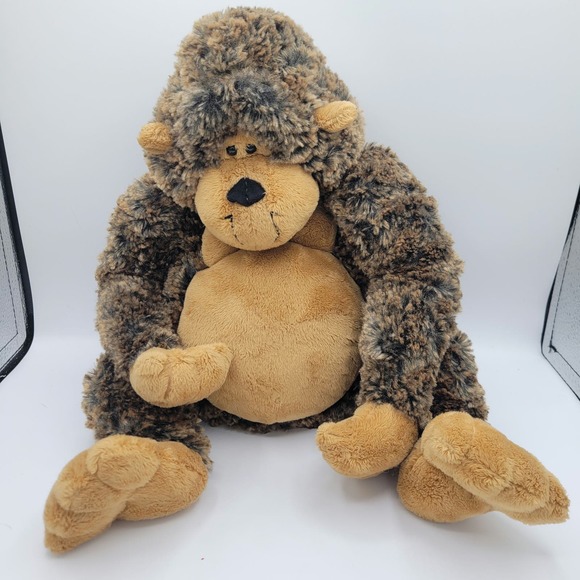 GUND Big Garstang Large Brown Gorilla Stuffed Zoo Animal - 18" Plush - Picture 1 of 7